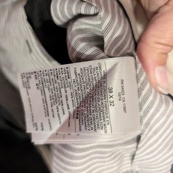 Banana Republic Mens Slim Fit Black Dress Pants Size 38x32 - Picture 8 of 8